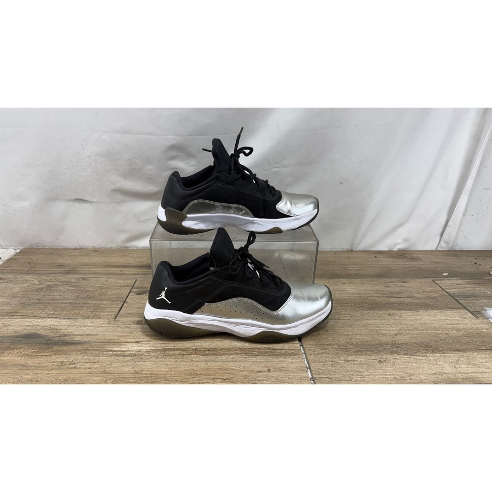 Jordan CMFT 11 Low Mens Black Metallic Silver DV2629-001 Size 10.5 Sneaker